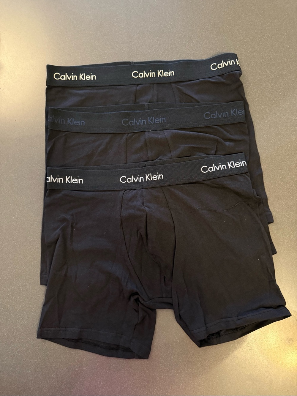 Calvin Klein Men’s Black Boxer Briefs - 3 Pack Black Cotton